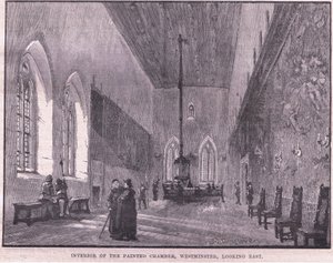 Interieur van de geschilderde kamer, Westminster